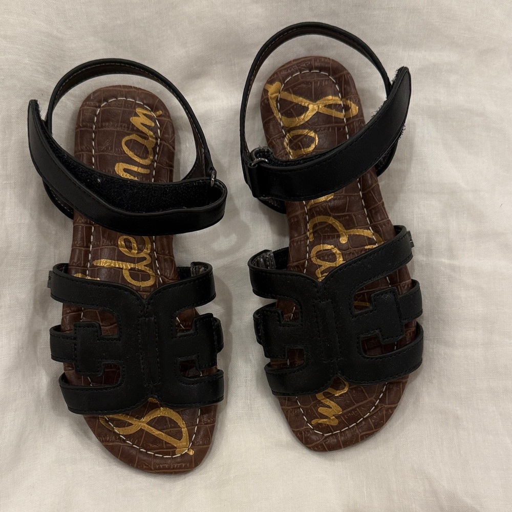 Sam Edelman Black Strappy Sandals